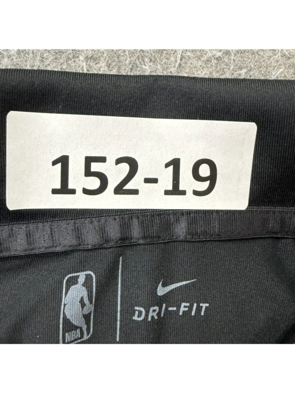 Atlanta Hawks Nike Polo Shirt Men XL Black Gray Performance Stretch DRI-FIT